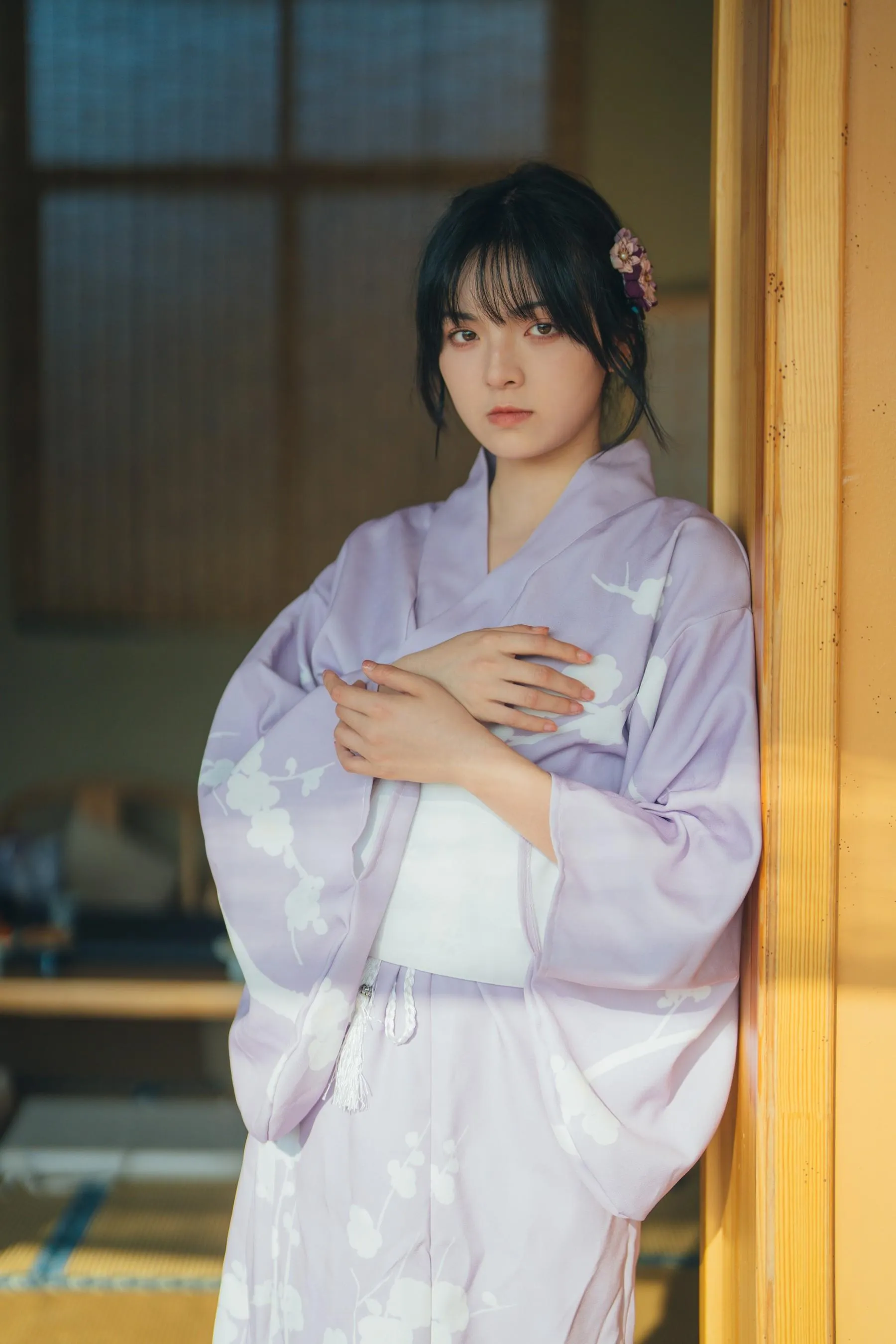 [YITUYU艺图语]2022.02.09 和风物语，日式庭院里的少女写真 dudu [56P]插图4